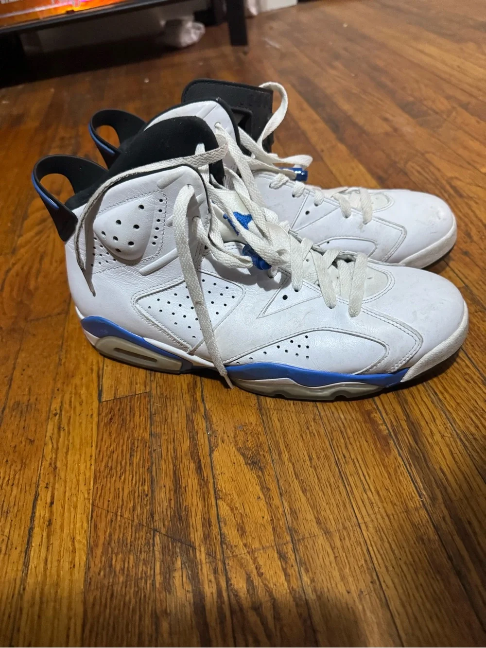 Nike Air Jordan Retro 6 2014 Sport blue Size 10. OG. 384664-107